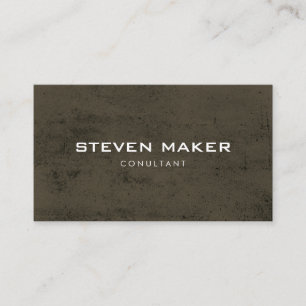 Carte De Visite Grunge minimaliste