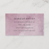 Carte De Visite Grunge moderne (Dos)