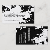 Carte de visite grunge moderne (Devant / Derrière)