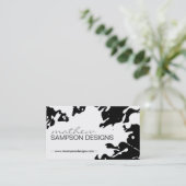 Carte de visite grunge moderne (Debout devant)