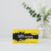 Carte de visite grunge moderne (Debout devant)