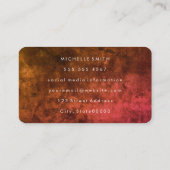 Carte De Visite Grunge moderne (Dos)