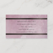 Carte De Visite Grunge moderne avec finition métallique Brown (Dos)