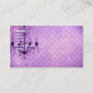 Carte De Visite Grunge Papier peint lustre violet arrière - plan