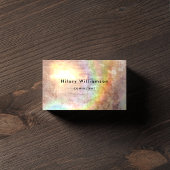 Carte De Visite Grunge Pastel Tan Beige