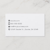 Carte De Visite Grunge Pastels (Dos)