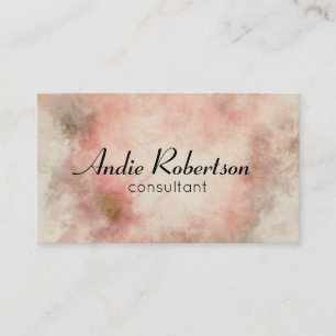 Carte De Visite Grunge Pastels