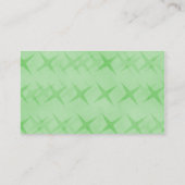 Carte de visite Grunge Star, Kelly Green (Dos)