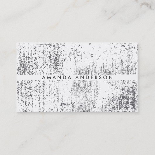 Carte De Visite Grunge Texture (Devant)