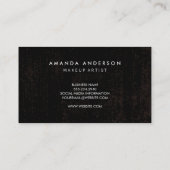 Carte De Visite Grunge Texture (Dos)