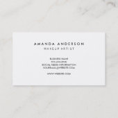 Carte De Visite Grunge Texture (Dos)