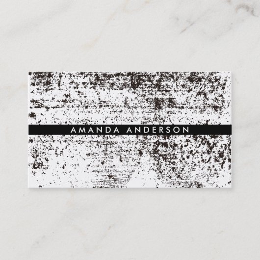 Carte De Visite Grunge Texture (Devant)