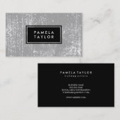 Carte De Visite Grunge Texture (Devant / Derrière)