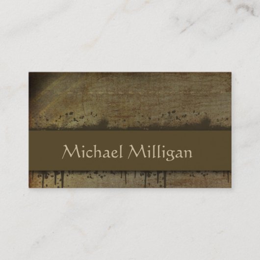 Carte de visite grunge texturisé (Devant)