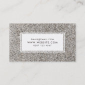 Carte De Visite Grunge Urbain Béton Simple Moderne Intérieur (Dos)