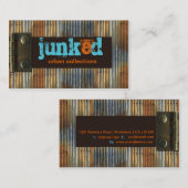 Carte De Visite Grunge urbaine de Junk'd (Devant / Derrière)
