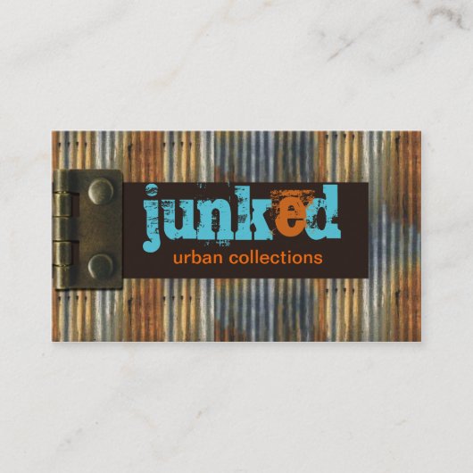 Carte De Visite Grunge urbaine de Junk'd (Devant)