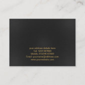 Carte de visite grunge vintage (Dos)