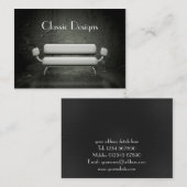 Carte de visite grunge vintage (Devant / Derrière)