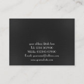 Carte de visite grunge vintage (Dos)