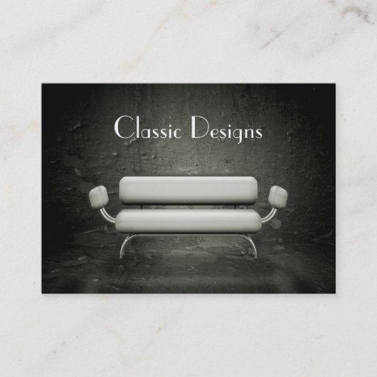 Carte de visite grunge vintage (Devant)