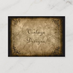 Carte de visite grunge vintage