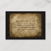 Carte de visite grunge vintage (Dos)