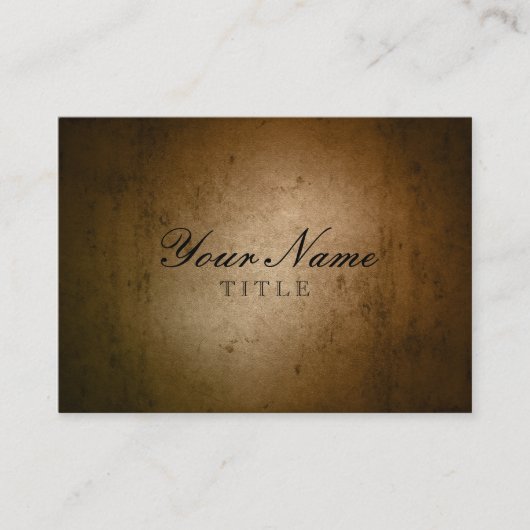 Carte de visite grunge vintage (Devant)
