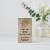 Carte de visite Grungy Diamond, Latte (Debout devant)
