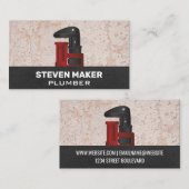 Carte De Visite Grungy Wall Arrière - plan | Armoire de plomberie (Devant / Derrière)