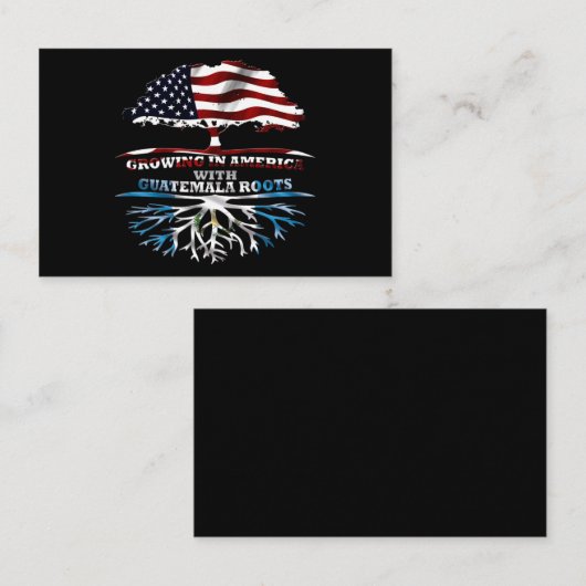 Carte De Visite Guatemala (Devant / Derrière)