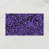 Carte De Visite guépard pourpre (Dos)