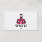 Carte De Visite Guépard pourpre électrique (Dos)