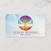 Carte De Visite Guérir les mains Arbre de vie (Devant)