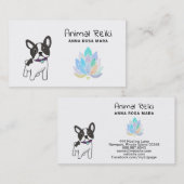 Carte De Visite Guérison animale de massage de Reiki de (Devant / Derrière)