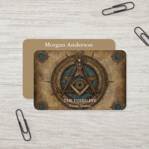Carte De Visite Guérisseur Énergie Spirituelle Reiki