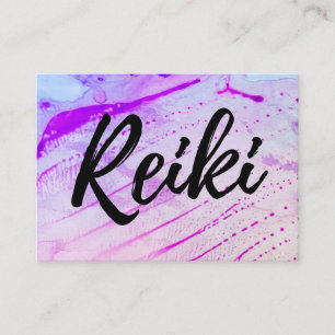 Carte De Visite Guérisseur principal de Reiki de praticien de