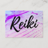 Carte De Visite Guérisseur principal de Reiki de praticien de (Devant)