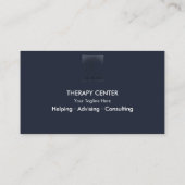 Carte De Visite Guérisseur | Thérapiste | Consultant professionnel (Dos)