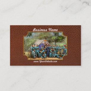 Carte De Visite Guerre de Sécession - Compagnie du génie 8e État d