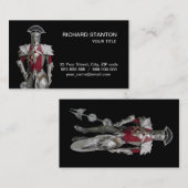 Carte De Visite Guerrier de fée (Devant / Derrière)