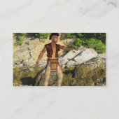 Carte De Visite Guerrier indien (Dos)