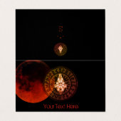 Carte De Visite Guerrier maçonnique (Extérieur déplié)