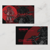 Carte De Visite Guerrier samouraï japonais (Devant / Derrière)