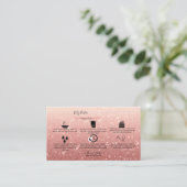 Carte De Visite Guide d'application du beurre corporel Parties sci (Debout devant)