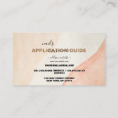 Carte De Visite Guide d'application simple et professionnelle de o (Dos)