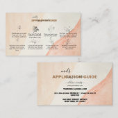 Carte De Visite Guide d'application simple et professionnelle de o (Devant / Derrière)