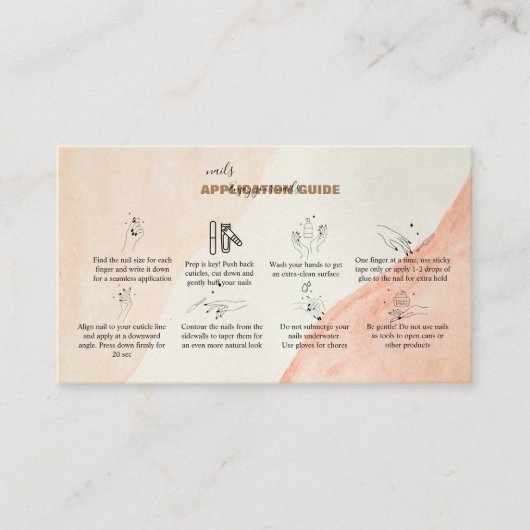 Carte De Visite Guide d'application simple et professionnelle de o (Devant)