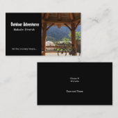 Carte De Visite Guide d'aventure en plein air (Devant / Derrière)