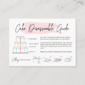 Carte De Visite Guide de désassemblage de gâteau Boulangerie d'aqu (Devant)